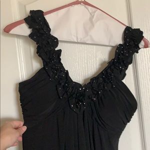 Black dress with sparkles